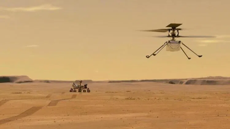 NASA'nın Ingenuity Helikopterinin Mars Keşfindeki İlerleyişi