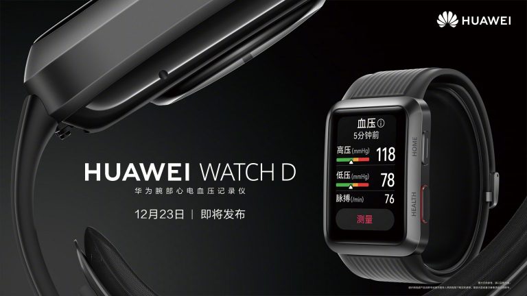 Huawei Watch D Tanıtıldı: Tansiyon Ölçme Özelliği Geliyor