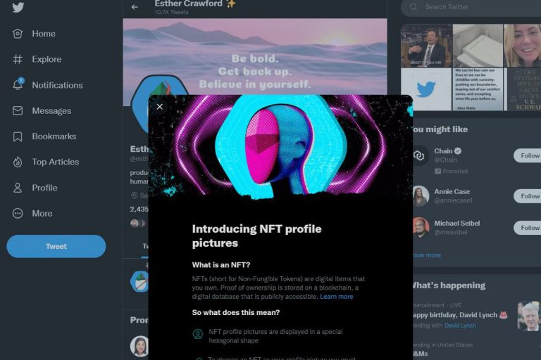 Twitter NFT Profil Resmi Özelliğini Kullanıma Sundu